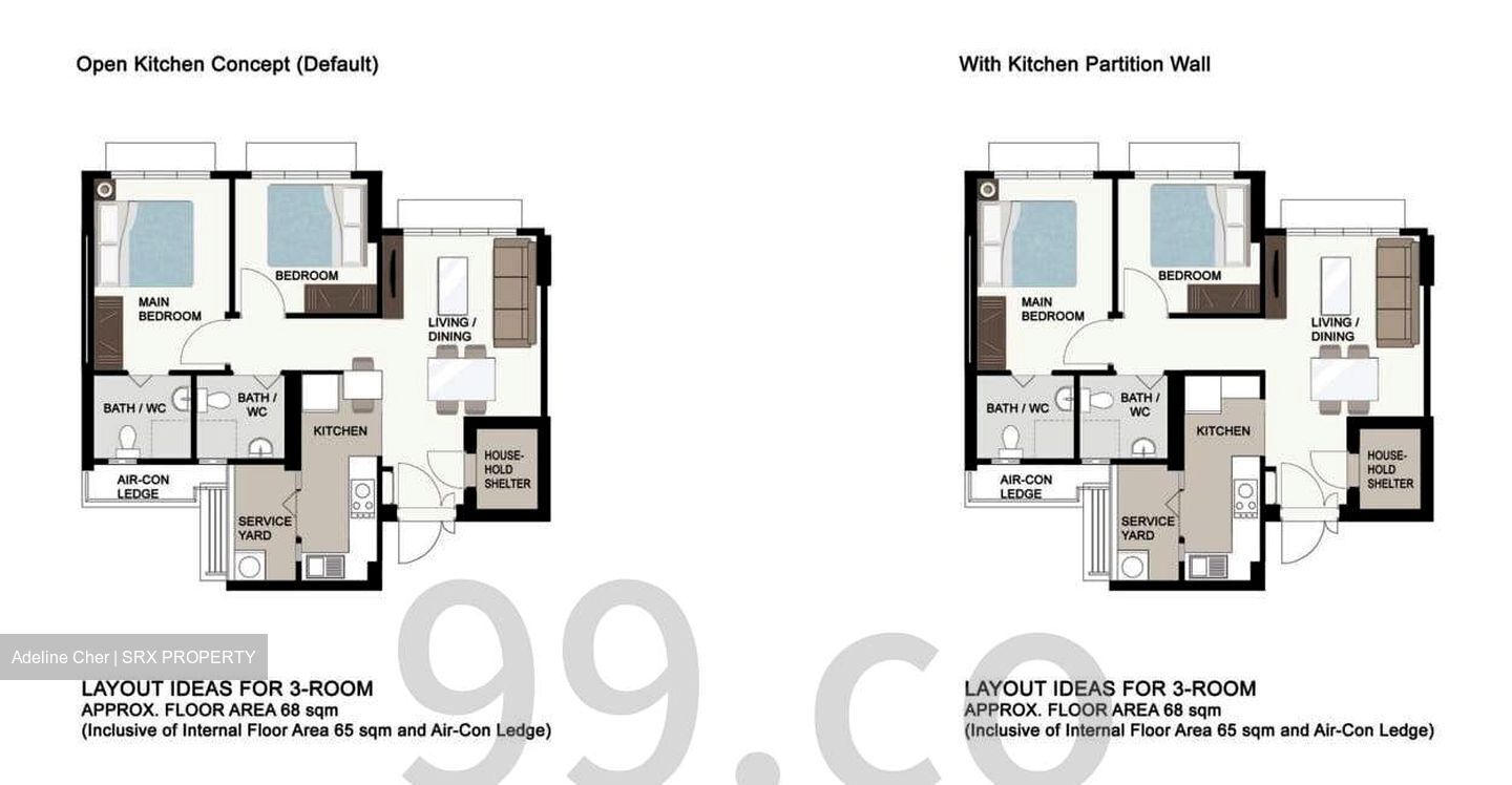 Blk 108A Alkaff Oasis (Toa Payoh), HDB 3 Rooms #631232171